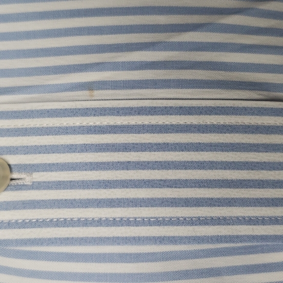 "NASCAR" Cutter & Buck Button Down Stripe Long Sleeve Shirt - Picture 3 of 4